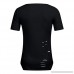 Mens Fashion Ripped U Neck Tight T-Shirt Stretch Short Sleeve Shirt Tops Black B07PSJN3HL